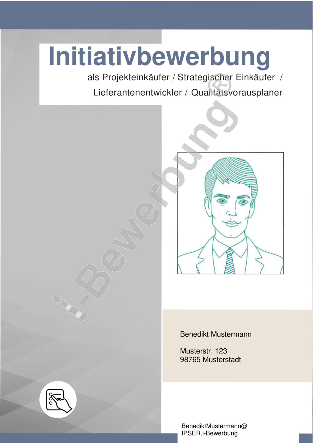 Bewerbungsmappe Bewerbung Deckblatt Vorlage Pdf